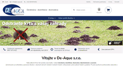 Desktop Screenshot of de-aqua.sk